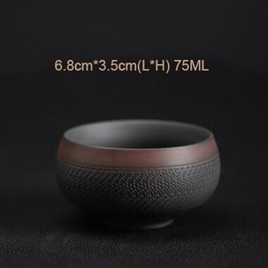 PINNY lila kerámia kung fu teáscsészék Kerámia matt teáscsészék Ugráskés eljárás Retro teástál