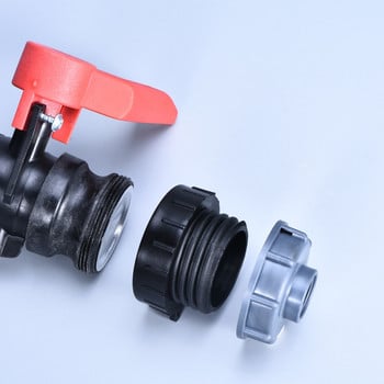 Thicken Plastic IBC Tank Fittings 62mm Fine Teeth to 54mm Coarse Teeth Thread for Garden Water Connector Υψηλής ποιότητας