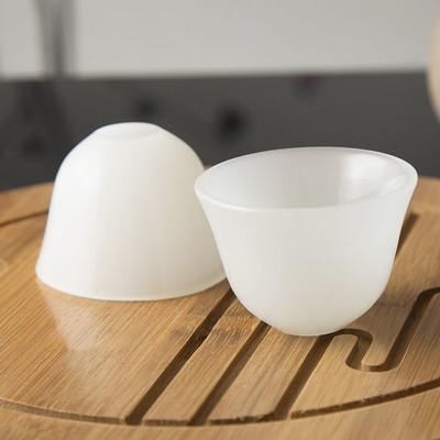 Pahar de ceai cu jad Pahar de vin Set de ceai Kung Fu chinezesc Sănătate High-end Tureen din jad Set de ceai de jad Bol de ceai Ceai de ceai Aparat de ceai