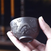 100 ml YiXing Purple Clay Tea csésze Kínai Kung Fu teáskészlet nagy teáscsésze Oolong tea Pu'er tea tea csésze