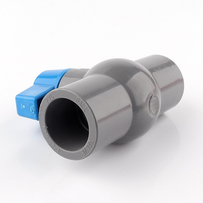ID 20/25/32/40/50/63mm PVC cső golyóscsapok Víz öntözőrendszer vízelvezető cső gyorsszelep vízcső csatlakozó szerelvények