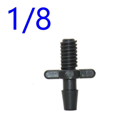 1/8 1/4" tömlő menetes csatlakozó 3/5 4/7 öntözés szöggel Kerti csepegtető öntözés szerelvények Kerti tömlő gyorscsatlakozó 50 db