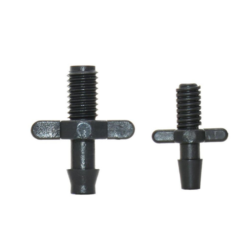 1/8 1/4" tömlő menetes csatlakozó 3/5 4/7 öntözés szöggel Kerti csepegtető öntözés szerelvények Kerti tömlő gyorscsatlakozó 50 db