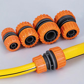 Kerti öntözőtömlő műanyag gyorscsatlakozó 1/2" 3/4" 1 dupla dupla csatlakozó csukló adapter hosszabbító készlet csőhöz