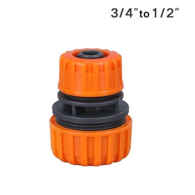 Kerti öntözőtömlő műanyag gyorscsatlakozó 1/2" 3/4" 1 dupla dupla csatlakozó csukló adapter hosszabbító készlet csőhöz