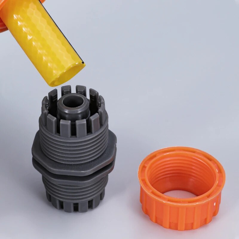 Kerti öntözőtömlő műanyag gyorscsatlakozó 1/2" 3/4" 1 dupla dupla csatlakozó csukló adapter hosszabbító készlet csőhöz