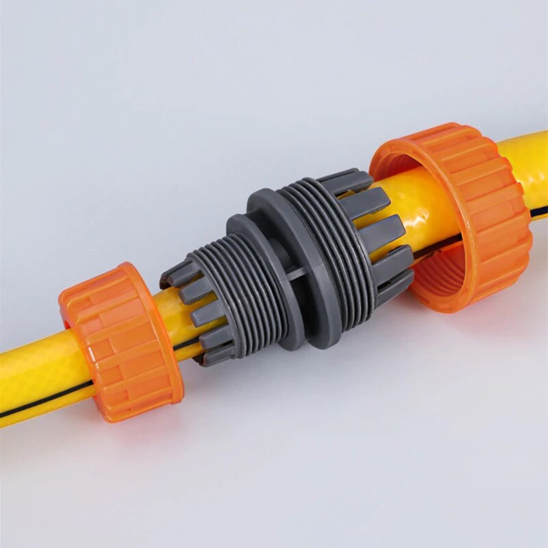 Kerti öntözőtömlő műanyag gyorscsatlakozó 1/2" 3/4" 1 dupla dupla csatlakozó csukló adapter hosszabbító készlet csőhöz