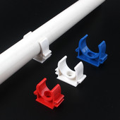10 db 16 20 25 32 mm-es PVC csőbilincs csatlakozótartó műanyag csőszerelvények U típusú víztömlő csatlakozók heveder Kerti kiegészítők