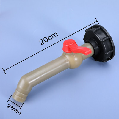 1000L IBC bako adapteris 60mm šiurkščiavilnių sriegių čiaupo jungtis vandens bako jungtis namų sodo vandens nuleidimo jungtims 1vnt