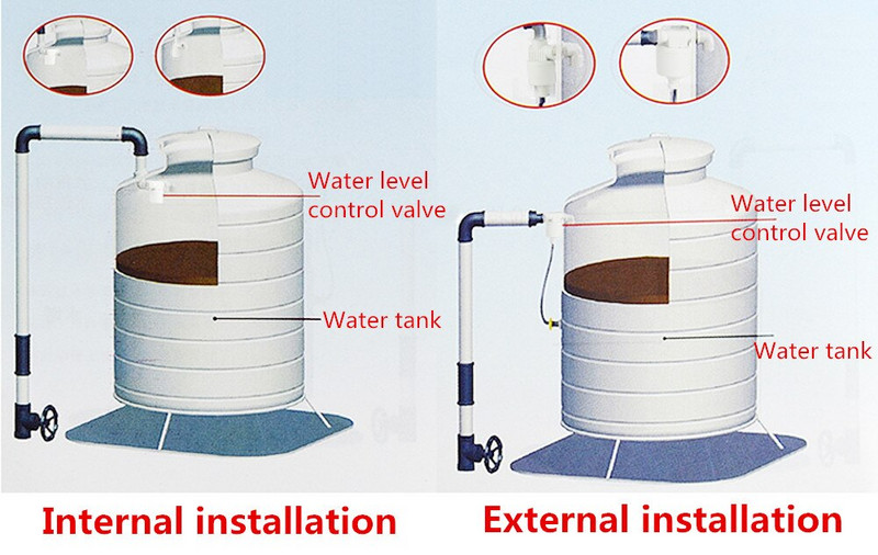 1/2" automatinis vandens lygio valdymo vožtuvas plūduriuojantis rutulinis vožtuvas automatinis plūdinis vožtuvas vandens lygio valdymo vožtuvas vandens bakas 1 vnt