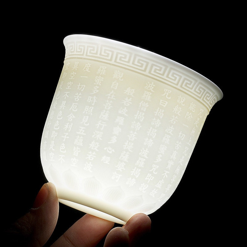 1vnt kinų skulptūros skaidrus keraminis vieno puodelio arbatos puodelis Maži arbatos puodeliai maži kavos arbatos puodeliai namuose Svetainės stalo dovana