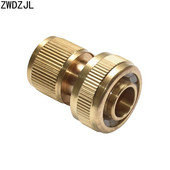 Kerti csap Sárgaréz 3/4 tömlő Gyorscsatlakozó Kerti öntöző 25mm tömlő Csatlakozó Tiszta réz Adapter 1db
