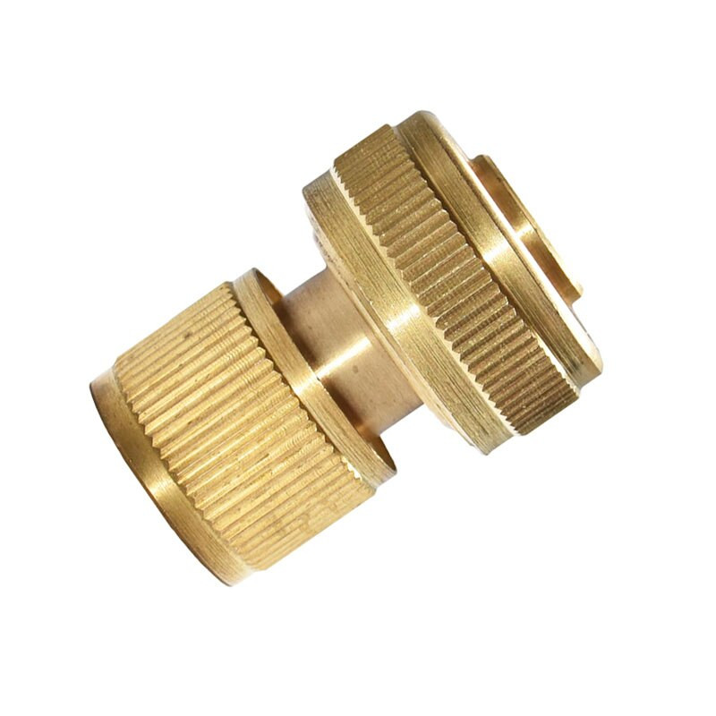 Kerti csap Sárgaréz 3/4 tömlő Gyorscsatlakozó Kerti öntöző 25mm tömlő Csatlakozó Tiszta réz Adapter 1db
