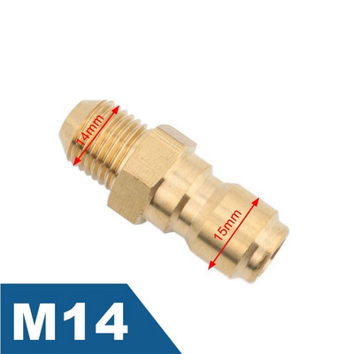 1 db 3/8 - M14 M18 M22 gyorscsatlakozó nagynyomású gyorscsatlakozó autómosó vízpisztoly adapter csuklókhoz