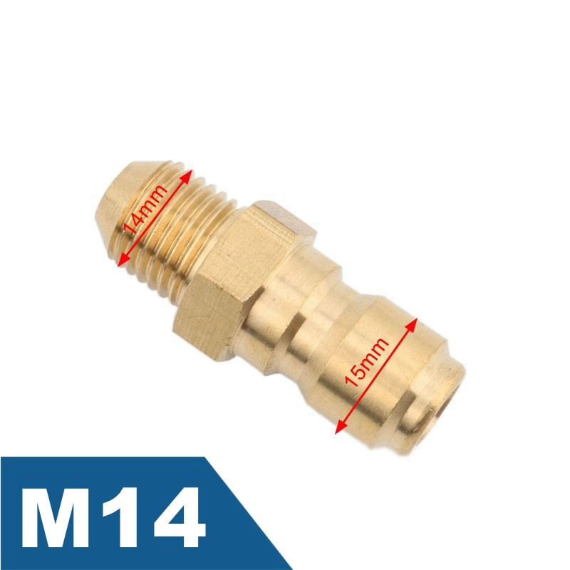 1 db 3/8 - M14 M18 M22 gyorscsatlakozó nagynyomású gyorscsatlakozó autómosó vízpisztoly adapter csuklókhoz