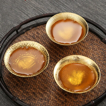 Home Master Cup Gold Plated Jian Zhan Gilt Personal Tea Cup Gold Plated Health Tea Cup Ceramic