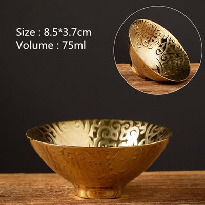 Home Master Cup Aranyozott Jian Zhan Aranyozott Személyes Tea Cup Aranyozott Egészségügyi Tea Cup Kerámia