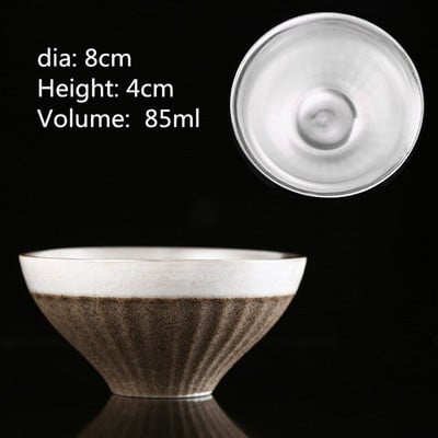 Home Master Cup Aranyozott Jian Zhan Aranyozott Személyes Tea Cup Aranyozott Egészségügyi Tea Cup Kerámia