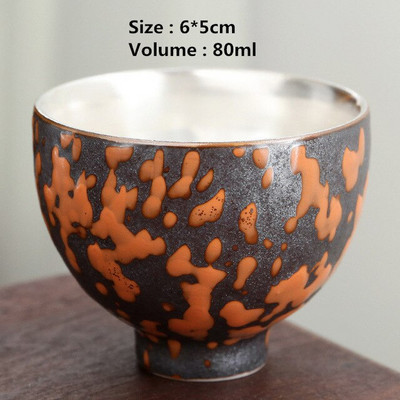 Home Master Cup Aranyozott Jian Zhan Aranyozott Személyes Tea Cup Aranyozott Egészségügyi Tea Cup Kerámia