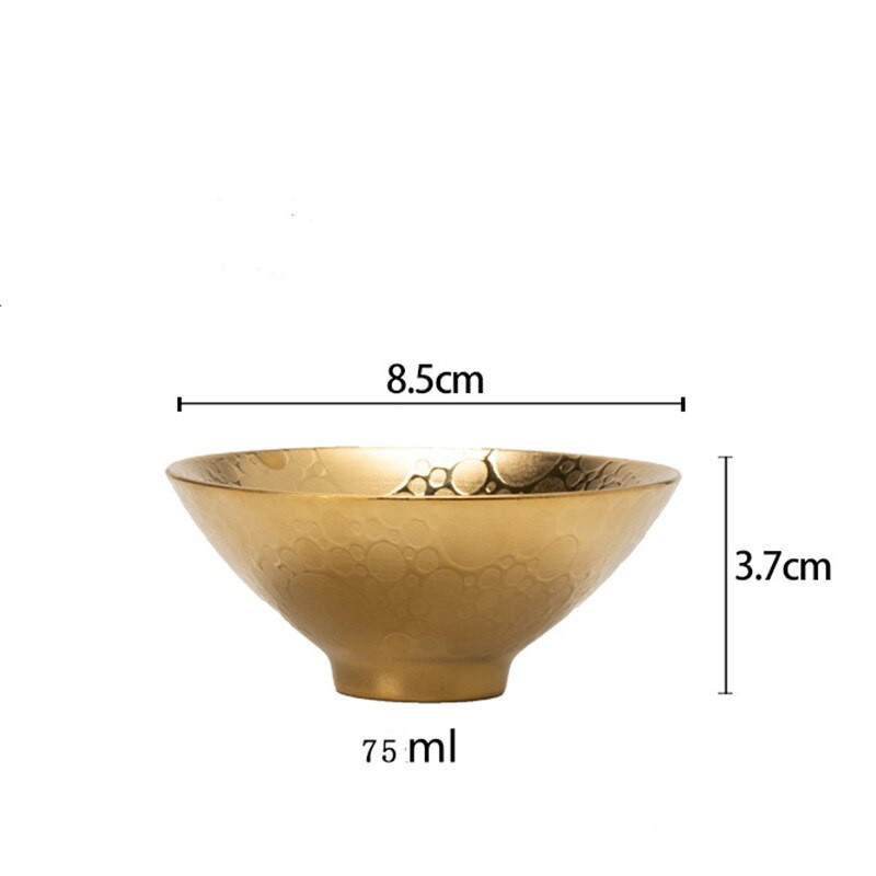 Home Master Cup Aranyozott Jian Zhan Aranyozott Személyes Tea Cup Aranyozott Egészségügyi Tea Cup Kerámia