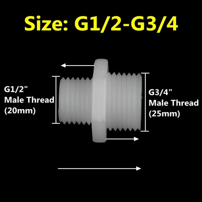 2-100db 1/8"-3/4" külső menet egyenlő átmérőjű szűkítő csuklópersely illesztés Kerti öntözőszerelvények vízcsőcsatlakozó javítószerszám