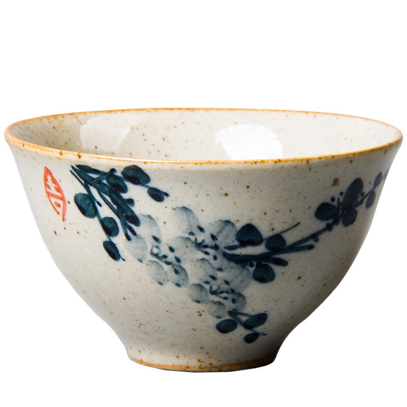 4 stil/lot pictură chinezească pictată manual, căni de vin din bambus, set de căni de ceai, veselă pentru ceremonia ceaiului, căni de cafea cu prune, ceașcă de ceai cu orhidee