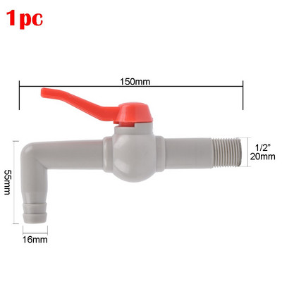 Kerti tartály csaptelep szűrőprés S60X6 IBC vízdoboz adapter Hosszabbítsa meg a csatlakozó szelepet Erős műanyag csaptelep iszapkezelés