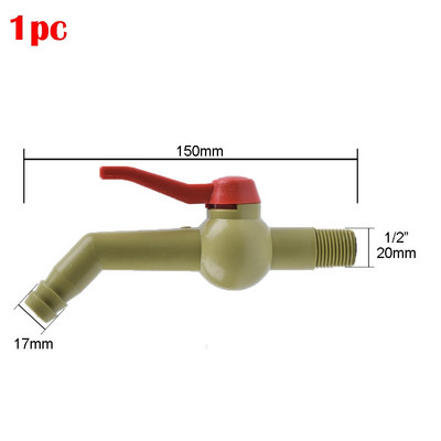 Kerti tartály csaptelep szűrőprés S60X6 IBC vízdoboz adapter Hosszabbítsa meg a csatlakozó szelepet Erős műanyag csaptelep iszapkezelés