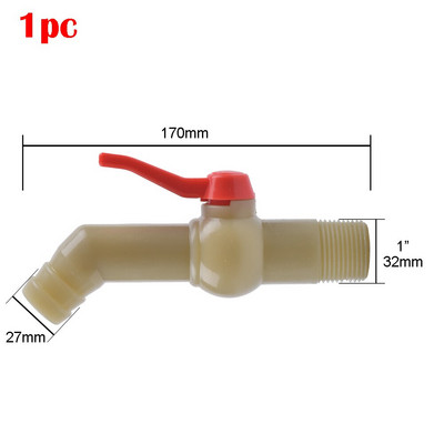 Kerti tartály csaptelep szűrőprés S60X6 IBC vízdoboz adapter Hosszabbítsa meg a csatlakozó szelepet Erős műanyag csaptelep iszapkezelés