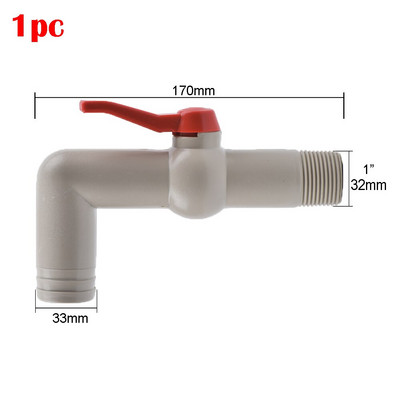 Kerti tartály csaptelep szűrőprés S60X6 IBC vízdoboz adapter Hosszabbítsa meg a csatlakozó szelepet Erős műanyag csaptelep iszapkezelés