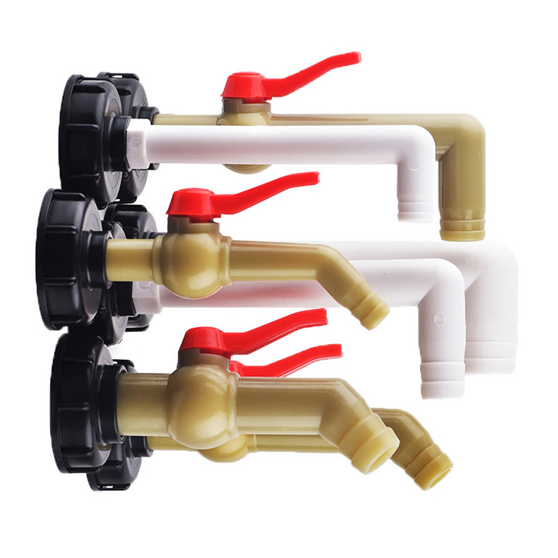 Kerti tartály csaptelep szűrőprés S60X6 IBC vízdoboz adapter Hosszabbítsa meg a csatlakozó szelepet Erős műanyag csaptelep iszapkezelés