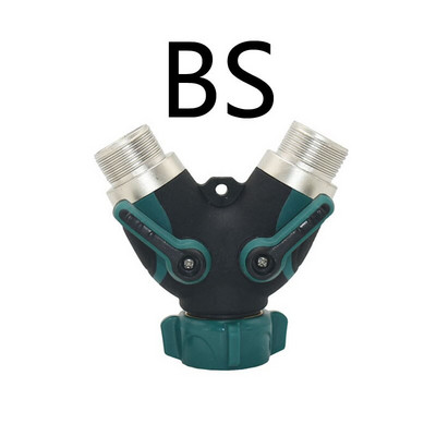 Metal 3/4" mamă la 3/4" tată 2 căi separator de apă de la robinet de grădină Y Supapă de irigare despărțitor de furtun de grădină udare 1 buc