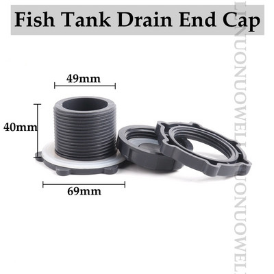 1 db Akváriumi akvárium vízszintmérő dugó kézi vízelvezető Kerti táj vízelvezető adapter Víz Fish akvárium válaszfal Szerelvény