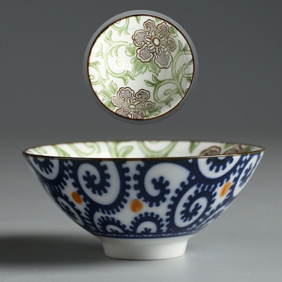 Új termék Qinghua porcelán tea Zhan Scaling Retro Kungfu teáscsésze Kerámia csésze Többszínű mester teáscsésze személyes egypohár
