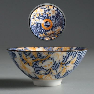 Új termék Qinghua porcelán tea Zhan Scaling Retro Kungfu teáscsésze Kerámia csésze Többszínű mester teáscsésze személyes egypohár
