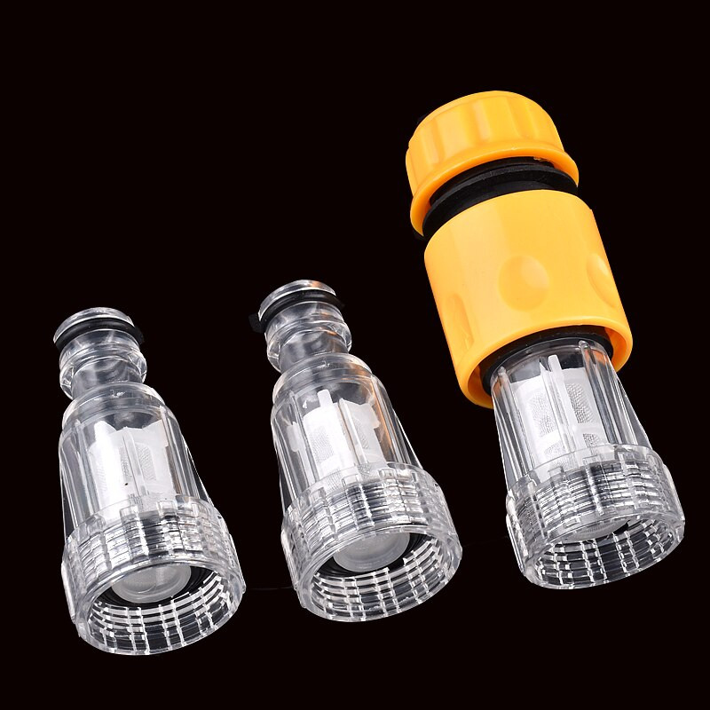 1 ~ 3 vnt Automobilių plovimo mašinos vandens filtras aukšto slėgio plovimo vandens jungties filtras Greito prijungimo sodo žarnos vamzdžių jungiamosios detalės