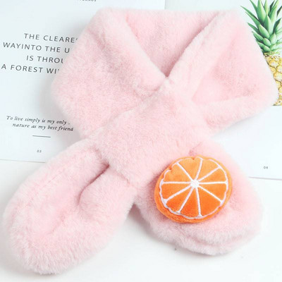 Naujo modelio pliušinis aplikacinis šalikas berniukui ir mergaitei