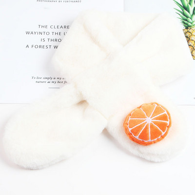 Naujo modelio pliušinis aplikacinis šalikas berniukui ir mergaitei