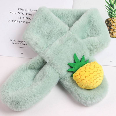 Naujo modelio pliušinis aplikacinis šalikas berniukui ir mergaitei