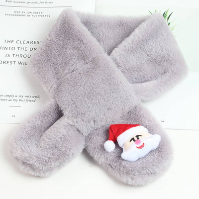 Naujo modelio pliušinis aplikacinis šalikas berniukui ir mergaitei