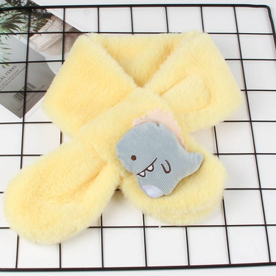 Naujo modelio pliušinis aplikacinis šalikas berniukui ir mergaitei