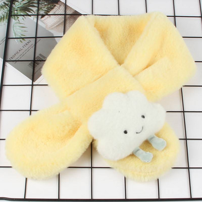 Naujo modelio pliušinis aplikacinis šalikas berniukui ir mergaitei