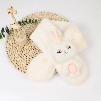 Naujo modelio pliušinis aplikacinis šalikas berniukui ir mergaitei