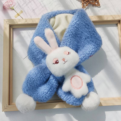 Naujo modelio pliušinis aplikacinis šalikas berniukui ir mergaitei