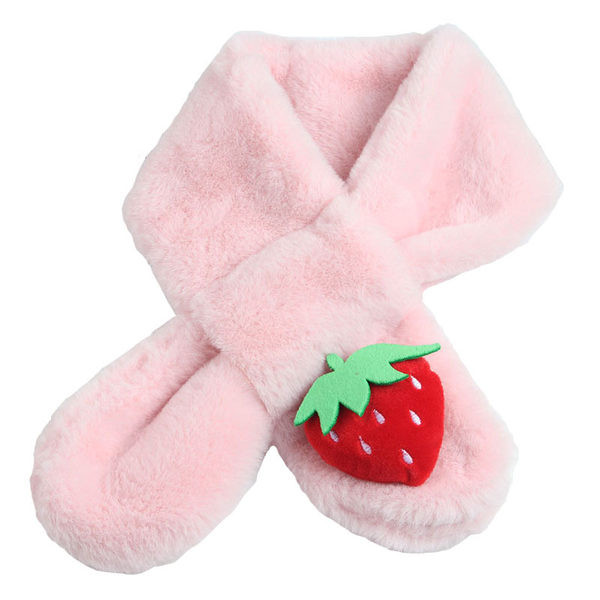 Naujo modelio pliušinis aplikacinis šalikas berniukui ir mergaitei