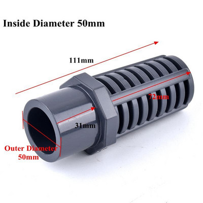1-5 tk PVC keermestatud imemis-/ülevoolusõel akvaariumi filtri äravoolu liitmikud kalapaagi läbilaskev õhutuskork