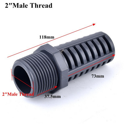 1-5 tk PVC keermestatud imemis-/ülevoolusõel akvaariumi filtri äravoolu liitmikud kalapaagi läbilaskev õhutuskork