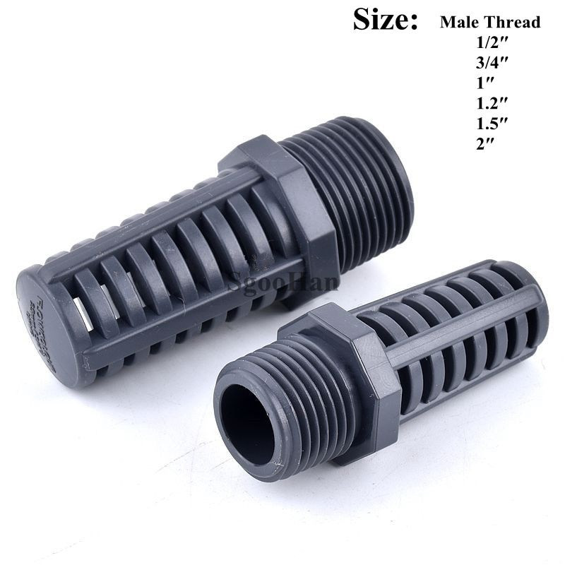 1-5 tk PVC keermestatud imemis-/ülevoolusõel akvaariumi filtri äravoolu liitmikud kalapaagi läbilaskev õhutuskork