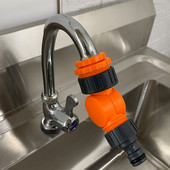 Greitos jungties skirstytuvo laipsnio laisvo sukimosi žarnos jungiamosios detalės Vandens čiaupo skirstytuvo laistymo vandens jungties valdymo vožtuvas 2 dydis