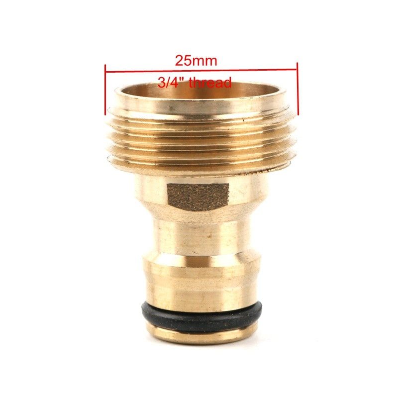 2db 3/4" Apa/Nő menet gyorscsatlakozó Kerti öntözőcsatlakozó Vízcsap adapter Csaptelep csatlakozások Kerti tömlő csőfogó